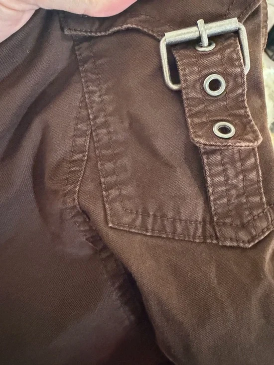 🔘wild fable Chocolate Brown Buckle Cargo Pants - Picture 4 of 6
